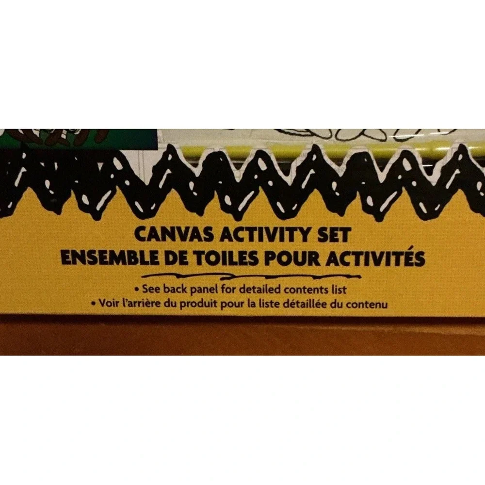 Peanuts Canvas Activity Set, 3 Canvases To Paint And Display.  New In‎ Box
